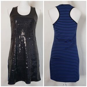 Johnny Martin Bodycon Dress Black Sequin M